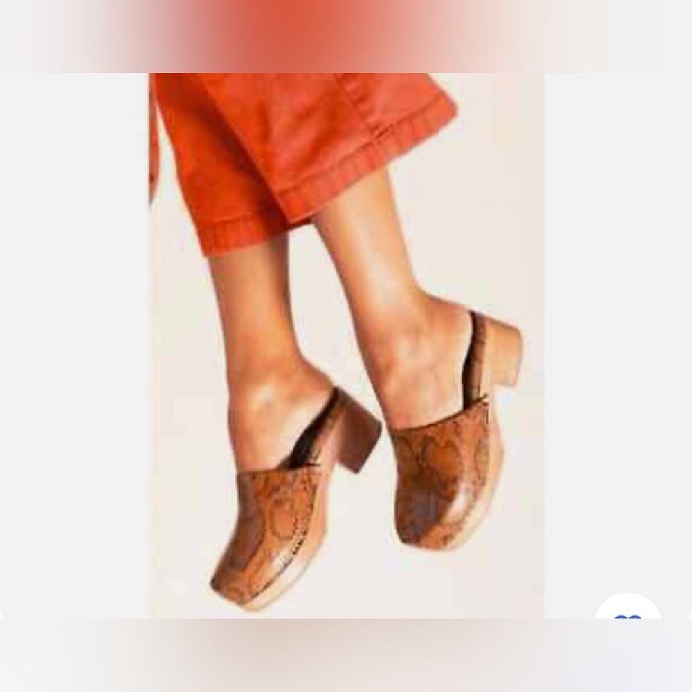 Charlotte Stone martino snake print clogs